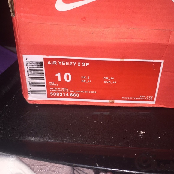 Nike YEEZY Sp 2 Red October - Picture 3 of 6